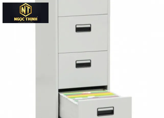 Tủ sắt sơn tĩnh điện gồm 4 ngăn kéo đựng File TU4F Tủ sắt sơn tĩnh điện gồm 4 ngăn kéo đựng File TU4F